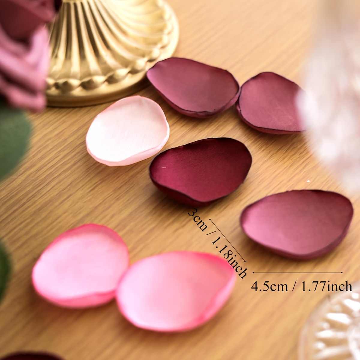 Artificial Rose Petal Fake Rose Petals For Wedding Flower - Temu