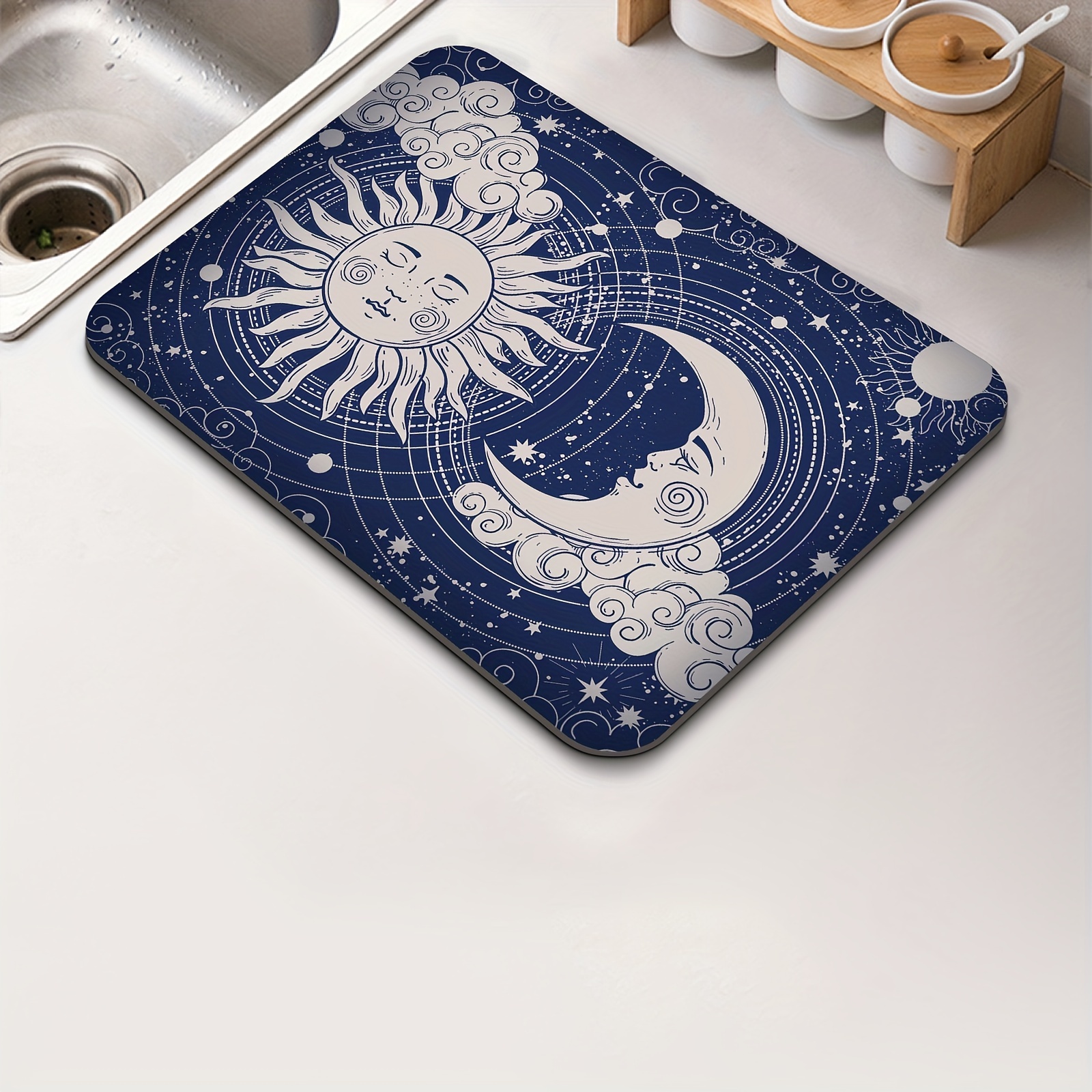 Astrology Magic Dish Drying Mat - Heat Insulation Pads For Kitchen