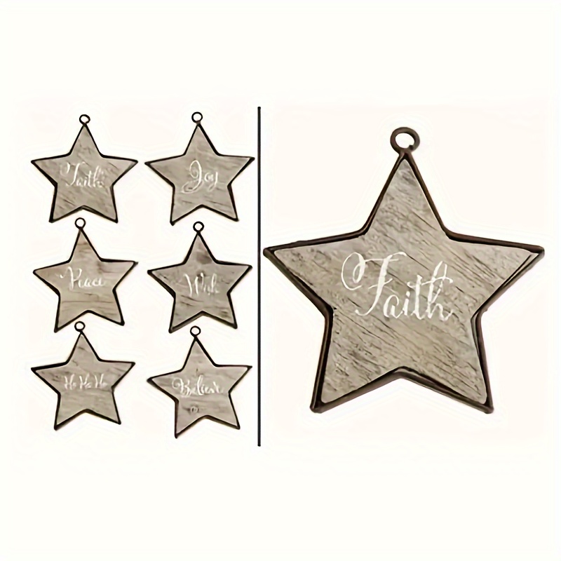 Wooden Stars Shape Wood Stars Pieces Blank Wood Pieces - Temu