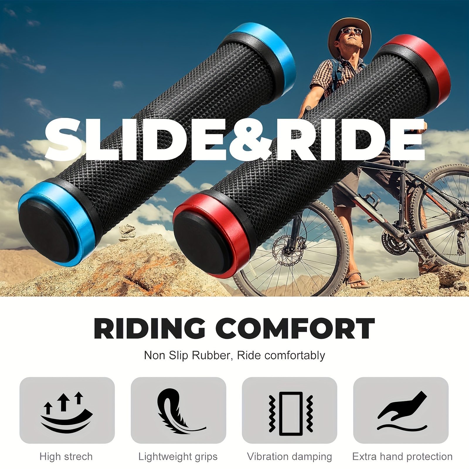 Folding bike online grips