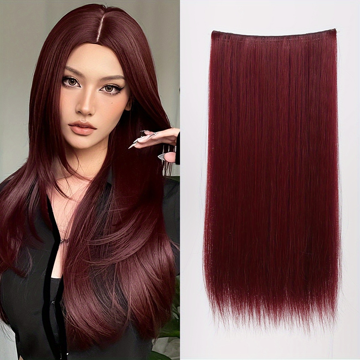 Clip In Hair Extensions For Women Long Straight Hair - Temu