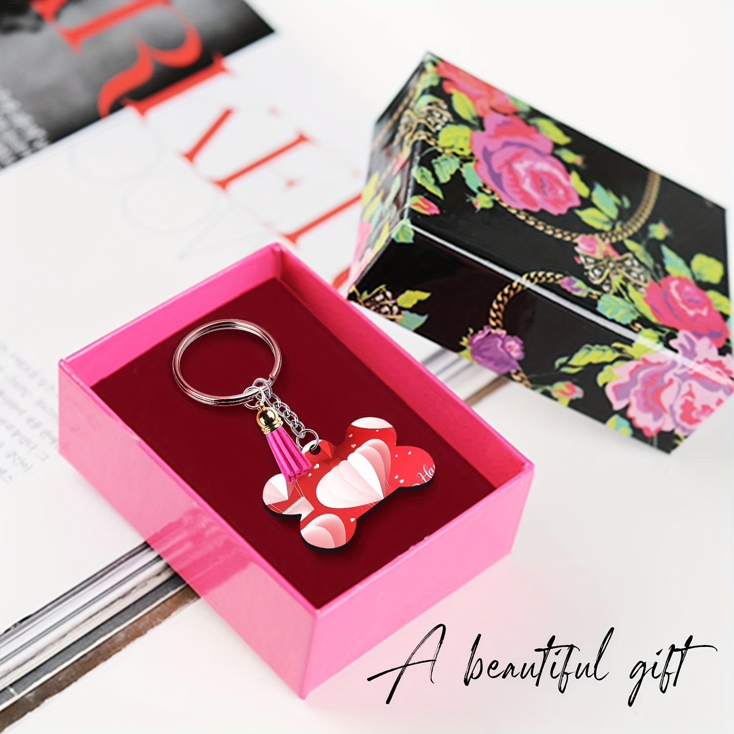 Sublimation Heat Transfer Pu Leather Keychains Blank Diy - Temu