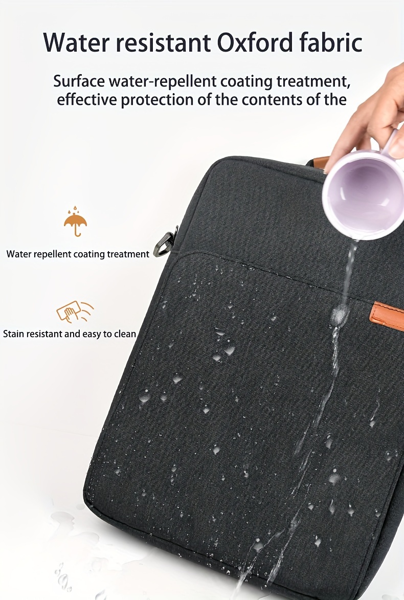 Novelbox Tablet Laptop Shoulder Bag, Protective Sleeve for 32.77cm for iPad Pro M1, 31.24cm-33.02cm Surface Pro 3/4/5/6/7/8/X, 2016-2020 MacBook Pro/Air, Polyester Fiber, Durable Lining, Easy Clean with Damp Cloth