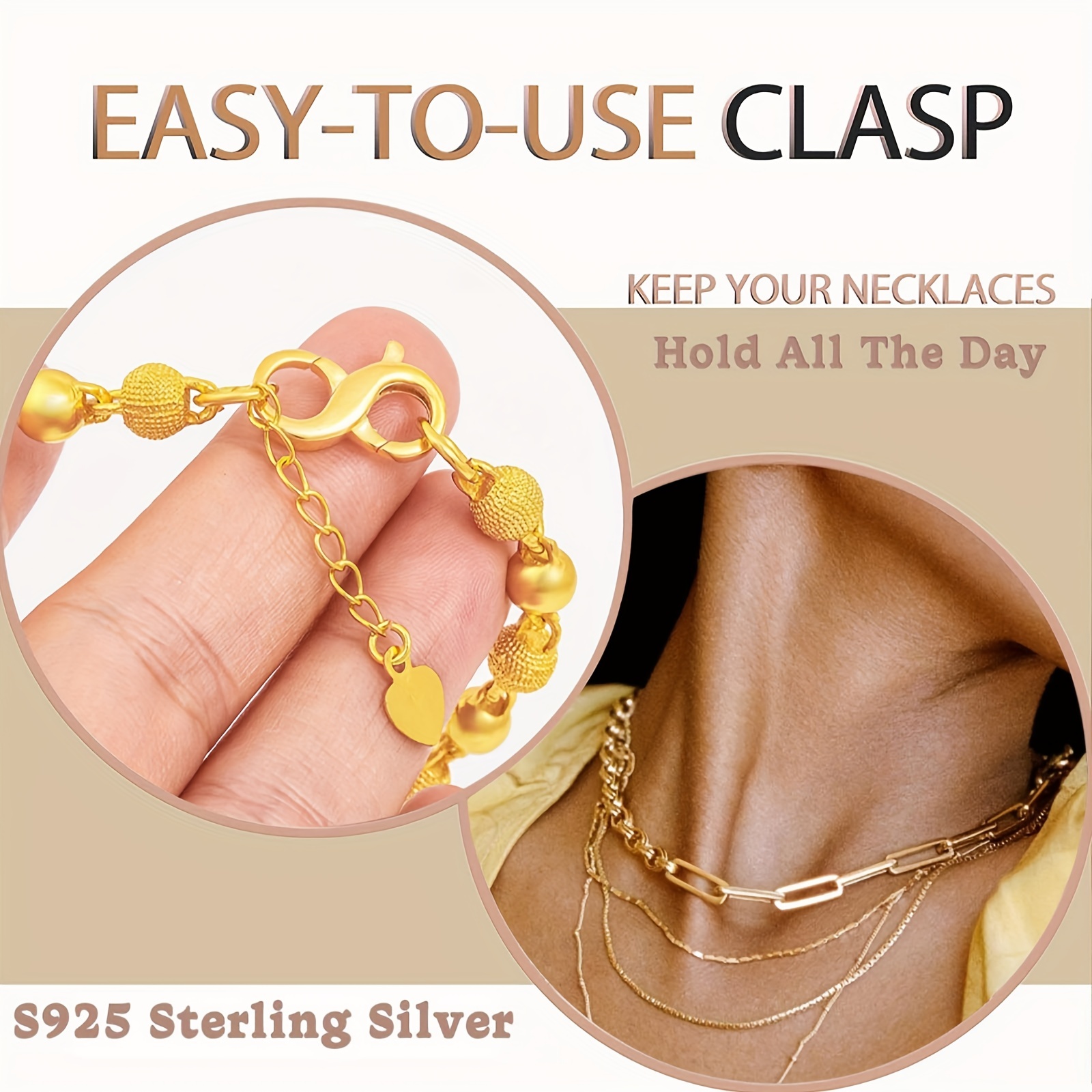 50Pcs Rose Gold Lobster Clasps 11mm Bracelet Extender Clasps Connector for  DIY Bracelet Necklace Jewelry Repair Kit 