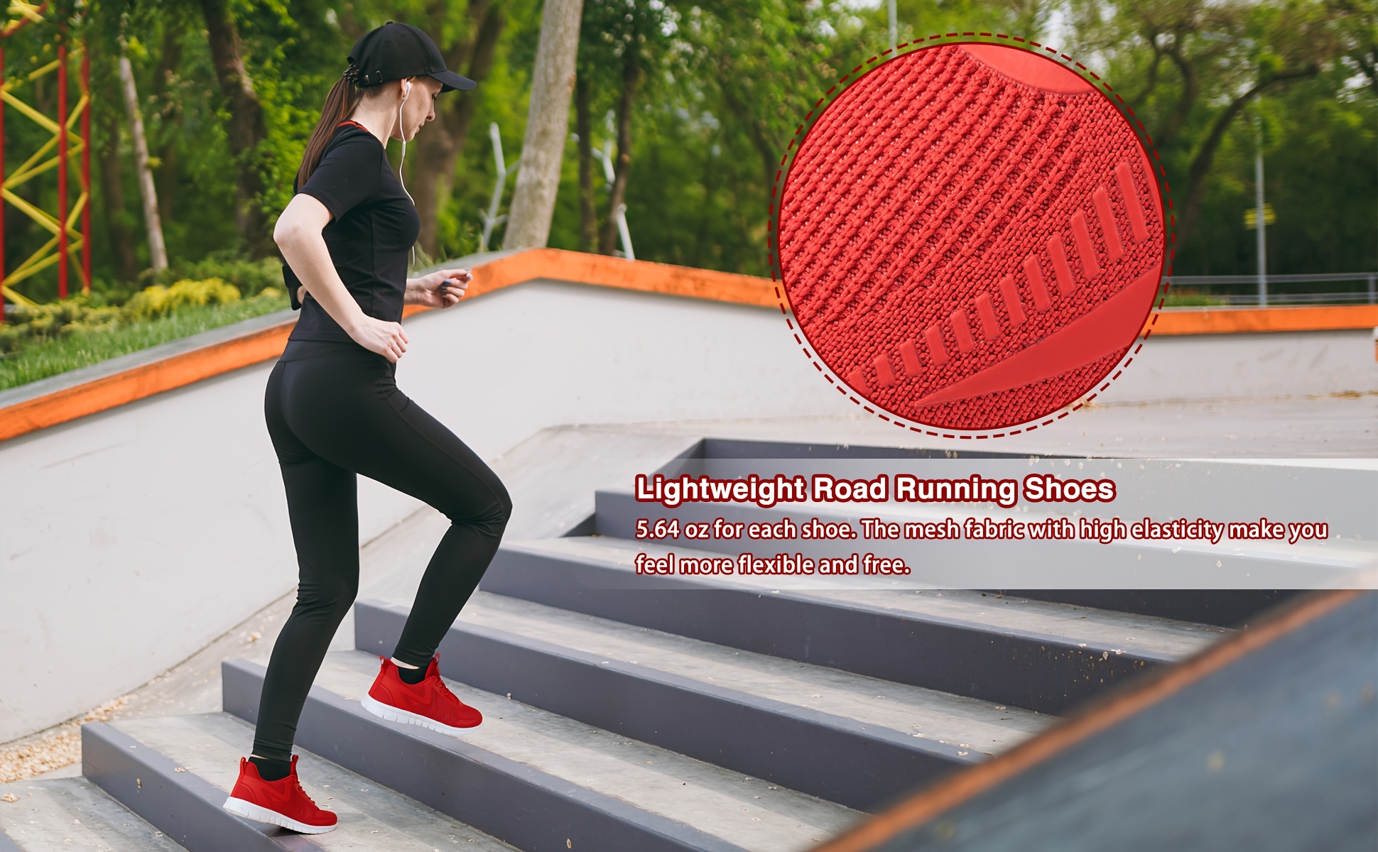 Scarpe Palestra Donna Scarpe Da Passeggio Volanti Intrecciate Per