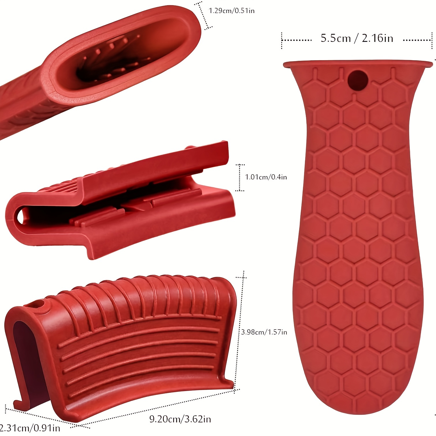 Silicone Insulated Handle Holders And Auxiliary Handle - Temu