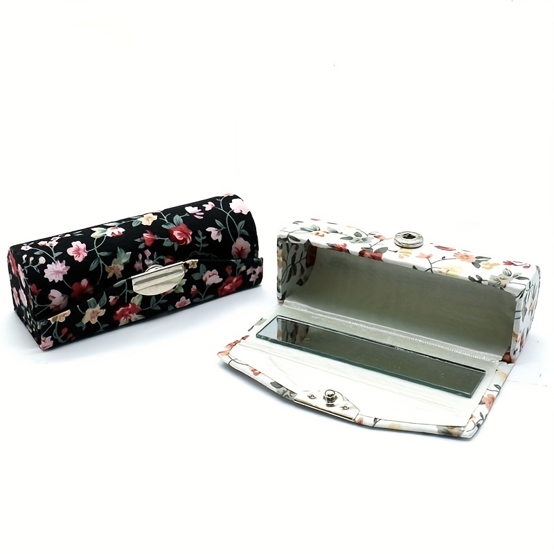 Lipstick Case With Mirror For Purse, Portable Travel Mini Durable Soft  Cowhide Makeup Bag For Women, Toiletry Bag Cute Lipstick Holder Cosmetic  Storage Bag With High-definition Mirror - Temu