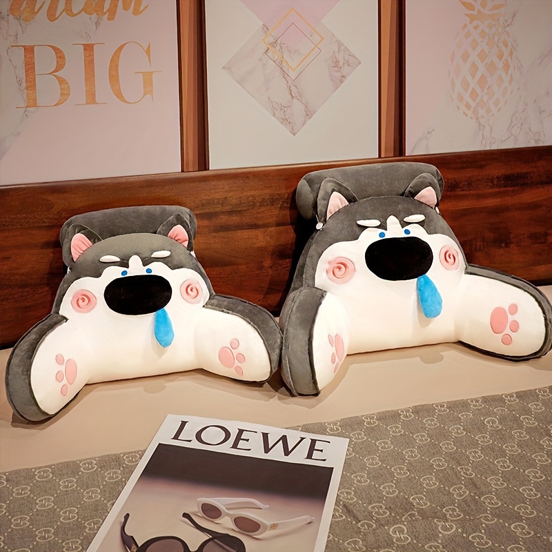 Plush big backrest pillow