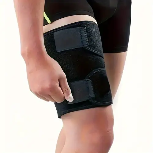 1pc Unisex Thigh Brace Support Anti Slip Adjustable - Temu Canada