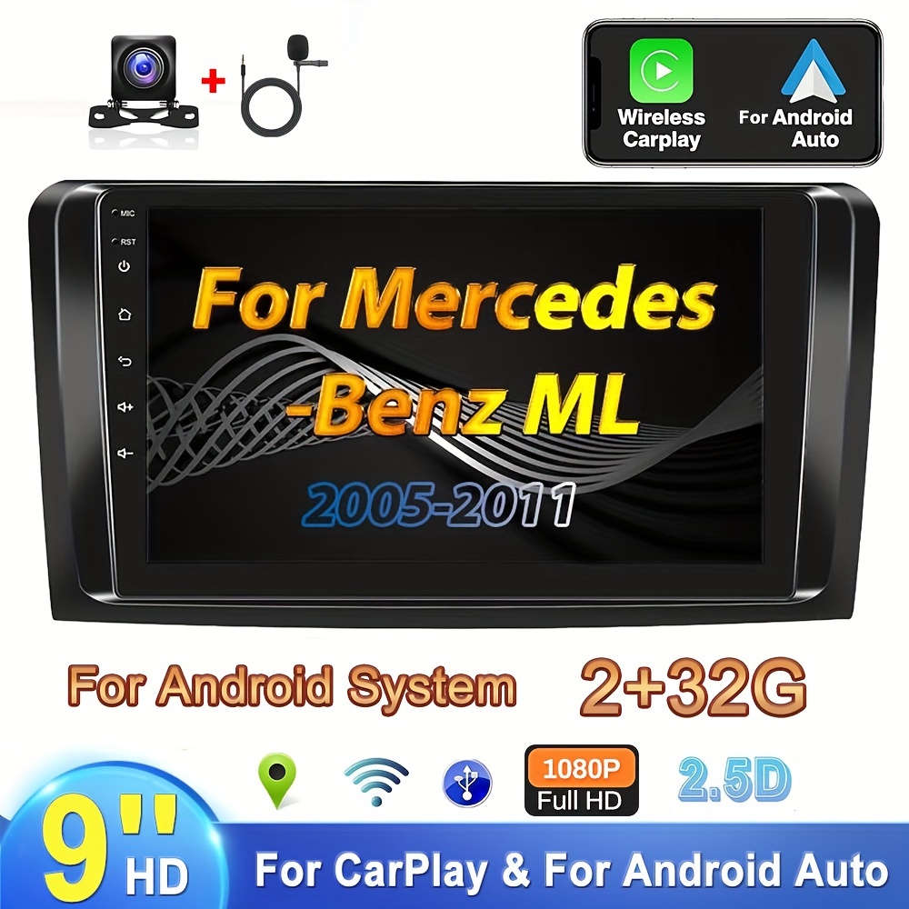 2+64gb Benz Sl 2008 2012 Hd 9 Pulgadas Android 12 Coche Auto - Temu Chile