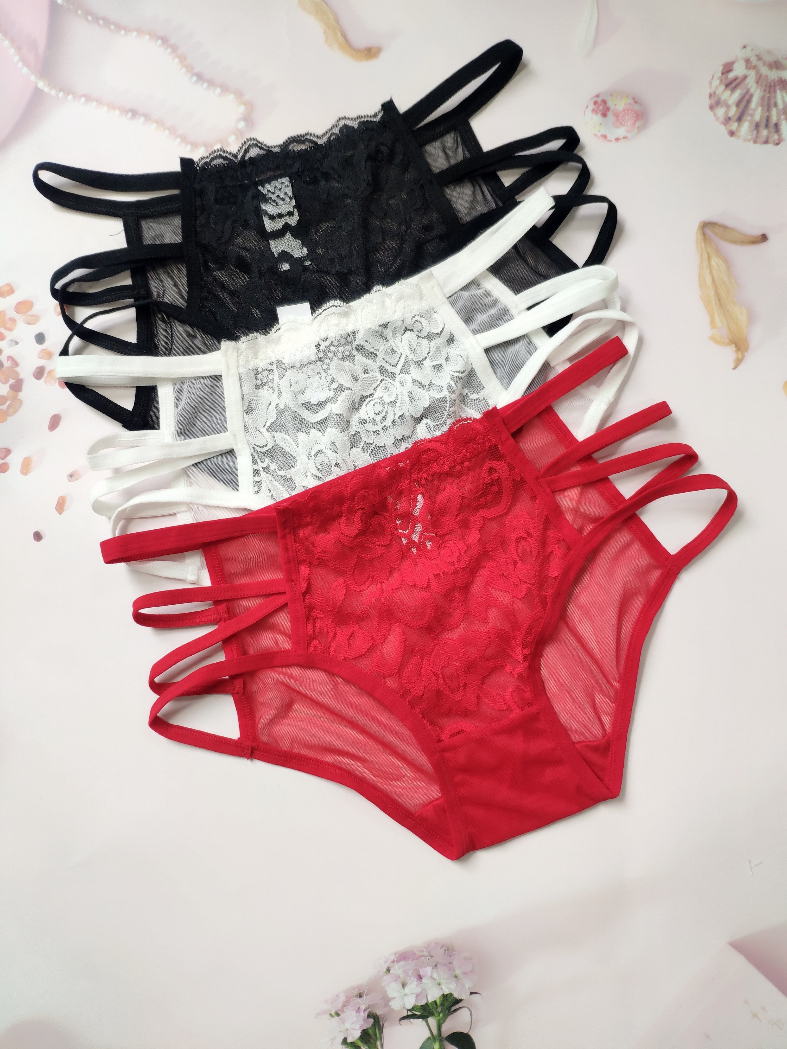 Woman Lace Brief - Temu Canada