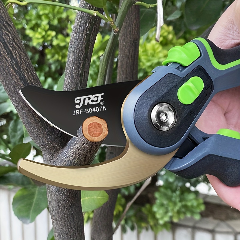 b0407a bypass pruning shears   gardening hand pruner with sharp sk5 steel blades ergonomic green black handle ideal for professional garden trimming garden trimming tool ergonomic handle durable garden tool pruning shears for garden Product details 0