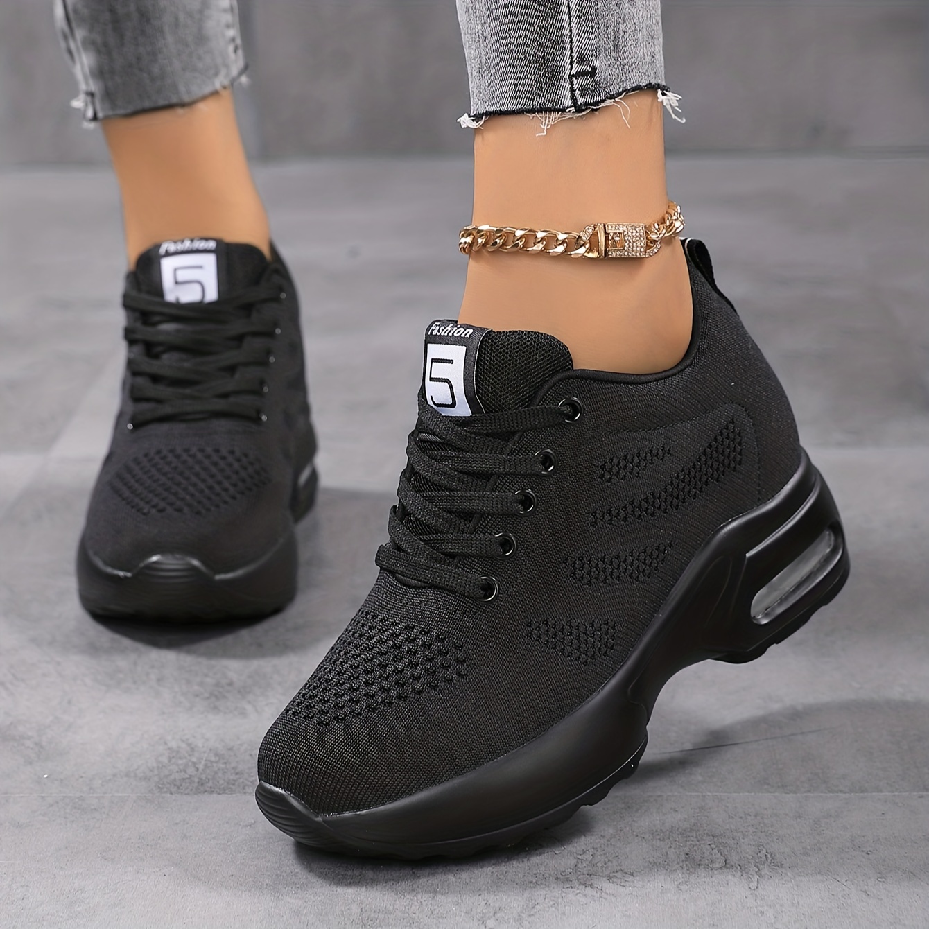 Women's Black Sneakers & Athletic Shoes