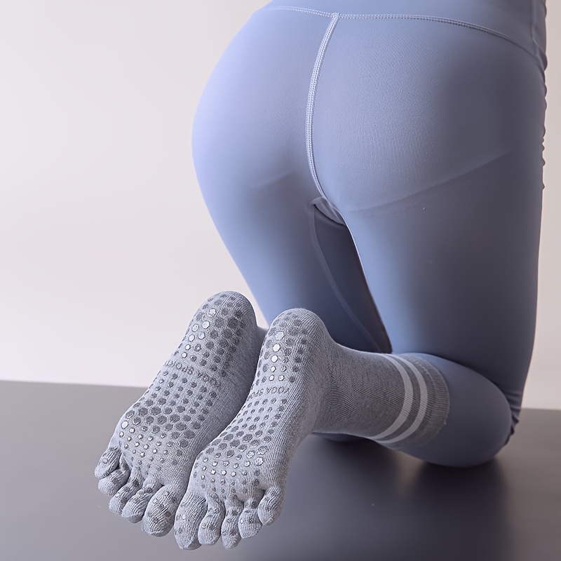 de Yoga antideslizantes para mujer Calcetines de agarre Pilates