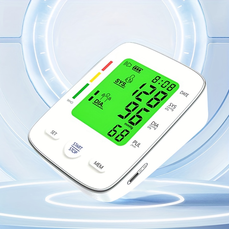 Digital Upper Arm Blood Pressure Monitor with Wide Range Cuff