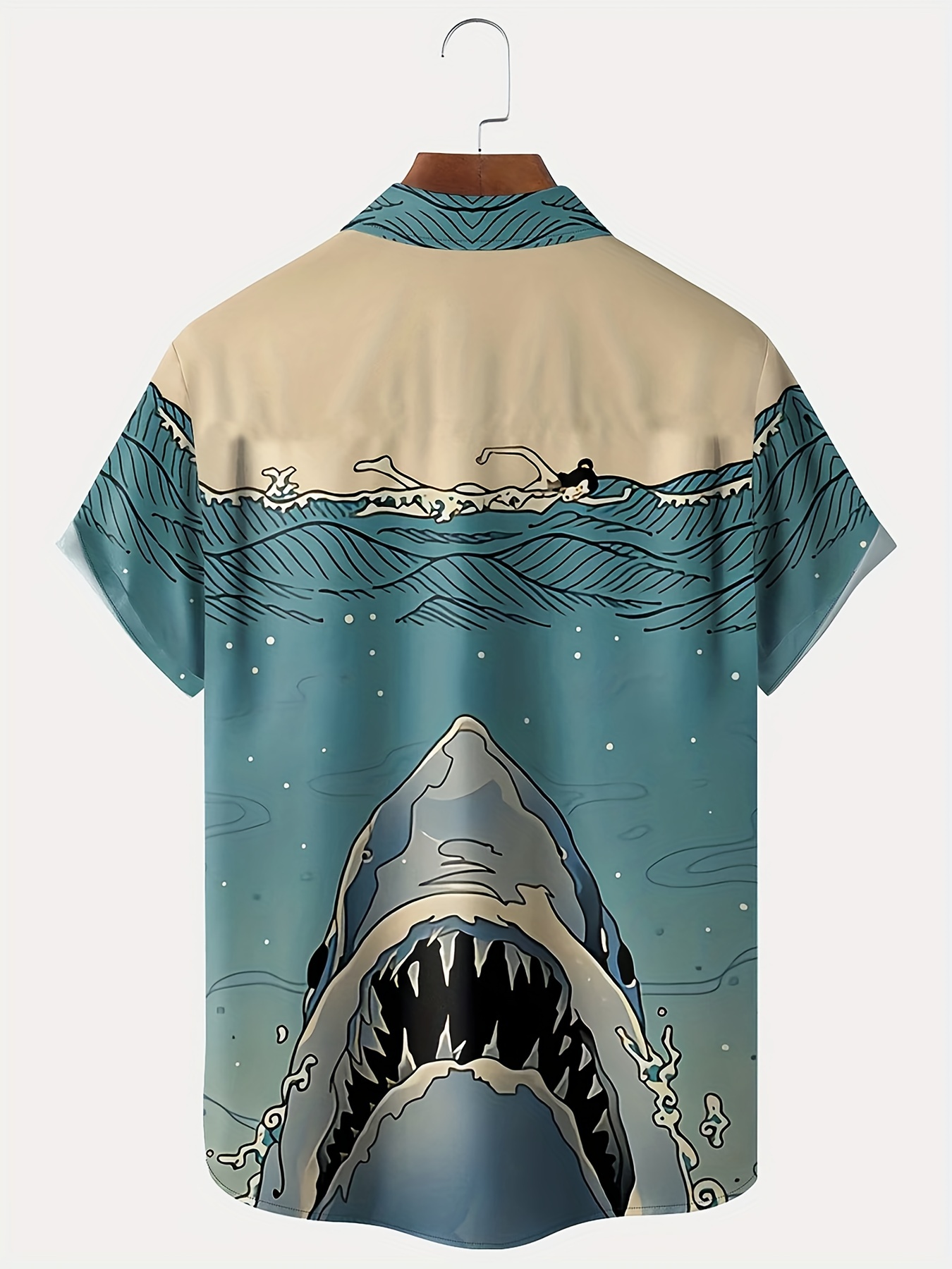 plus size mens hawaiian shirts for beach retro ukiyo e pattern printed short sleeve aloha shirts oversized casual loose tops for summer