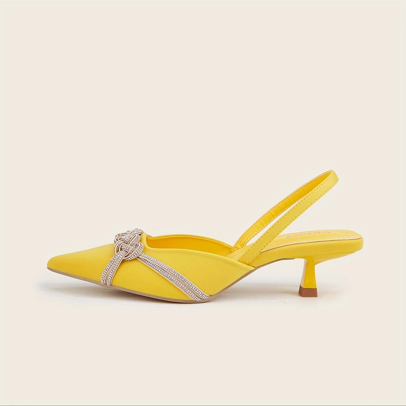 Neon yellow hot sale kitten heels