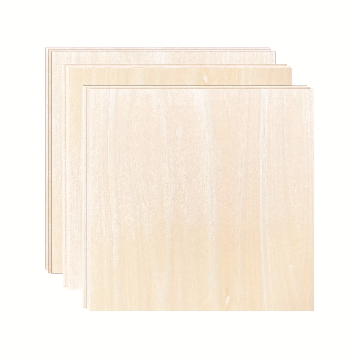 Wood, 15 Pack Wood Sheets, Basswood Thin Craft Wood Board For House  Aircraft Ship Boat Arts And Crafts, School Projects, Wooden DIY Ornaments  (150x100