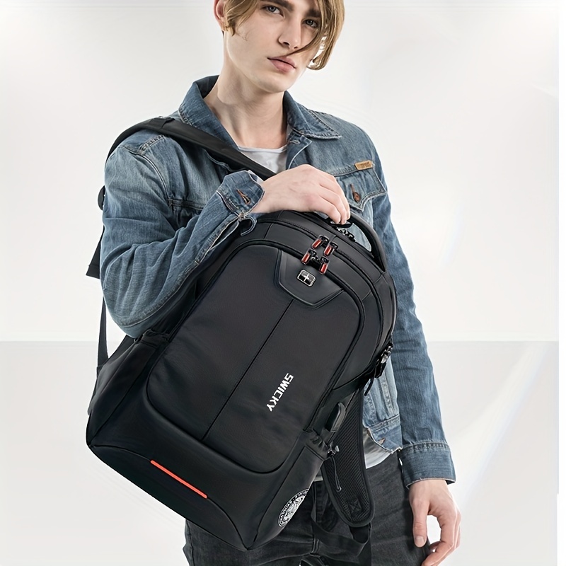 Travel Laptop Backpack Waterproof Anti Theft Backpack Lock - Temu