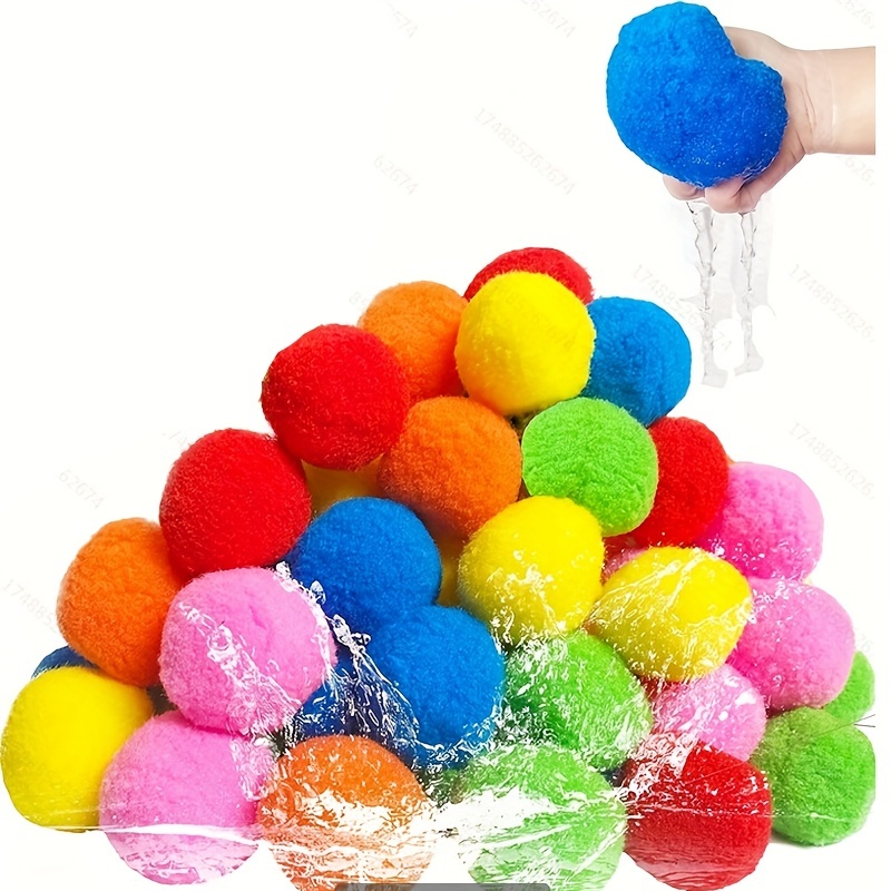 Water Balls Reusable Cotton Balls Suitable For Outdoor Water - Temu