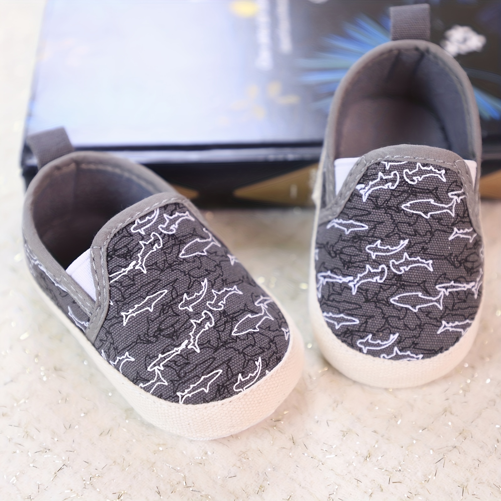 Casual Cute Cartoon Slip On Low Top Loafer Shoes For Baby Boys