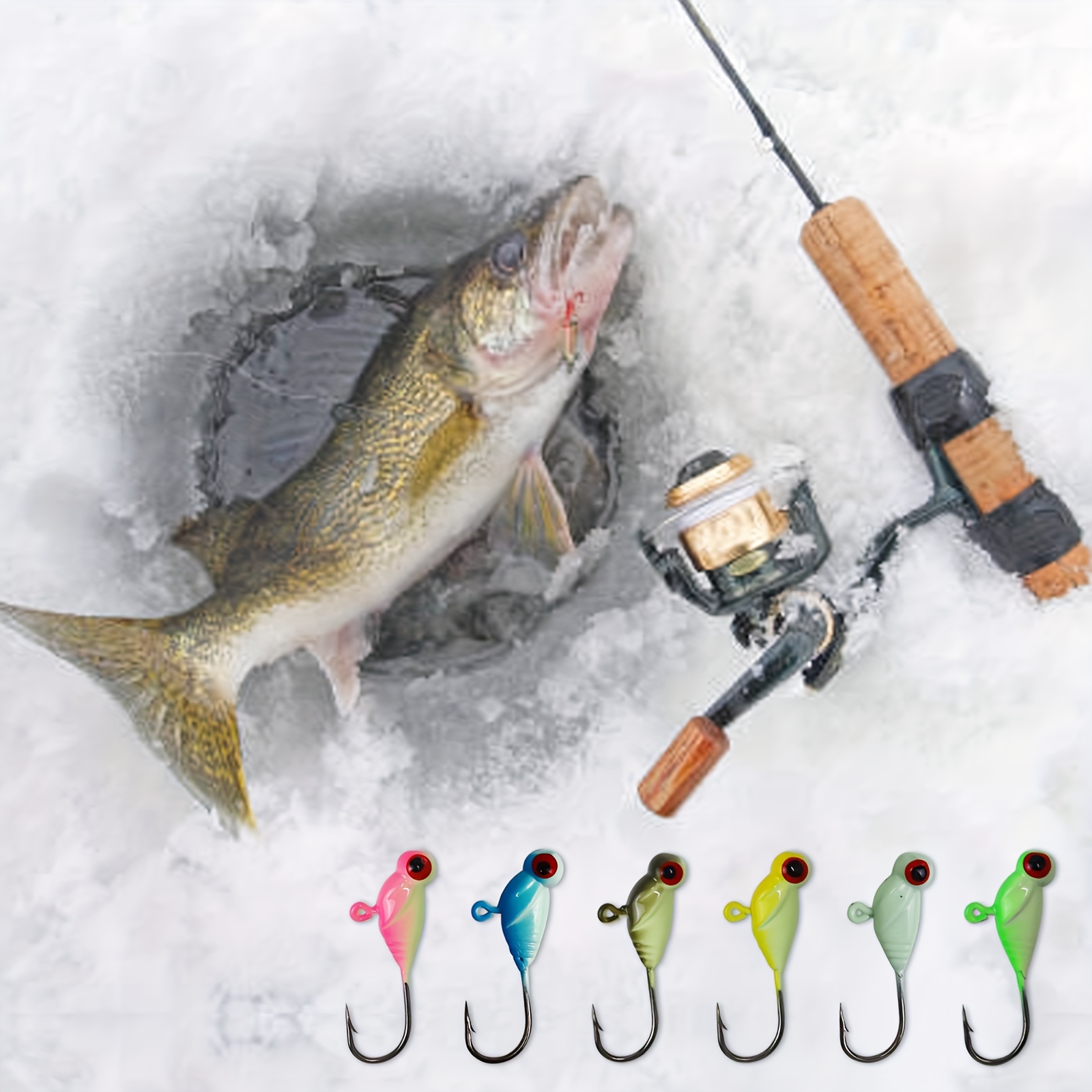 Ice Fishing Jigs Kit Walleye Perch Panfish Crappie Jigs Ice - Temu Canada