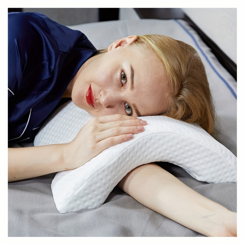 Almohada de viaje en forma de U Masajeador de cuello con soporte térmico  para el cuello, almohada cervical de espuma viscoelástica, almohada de  masaje