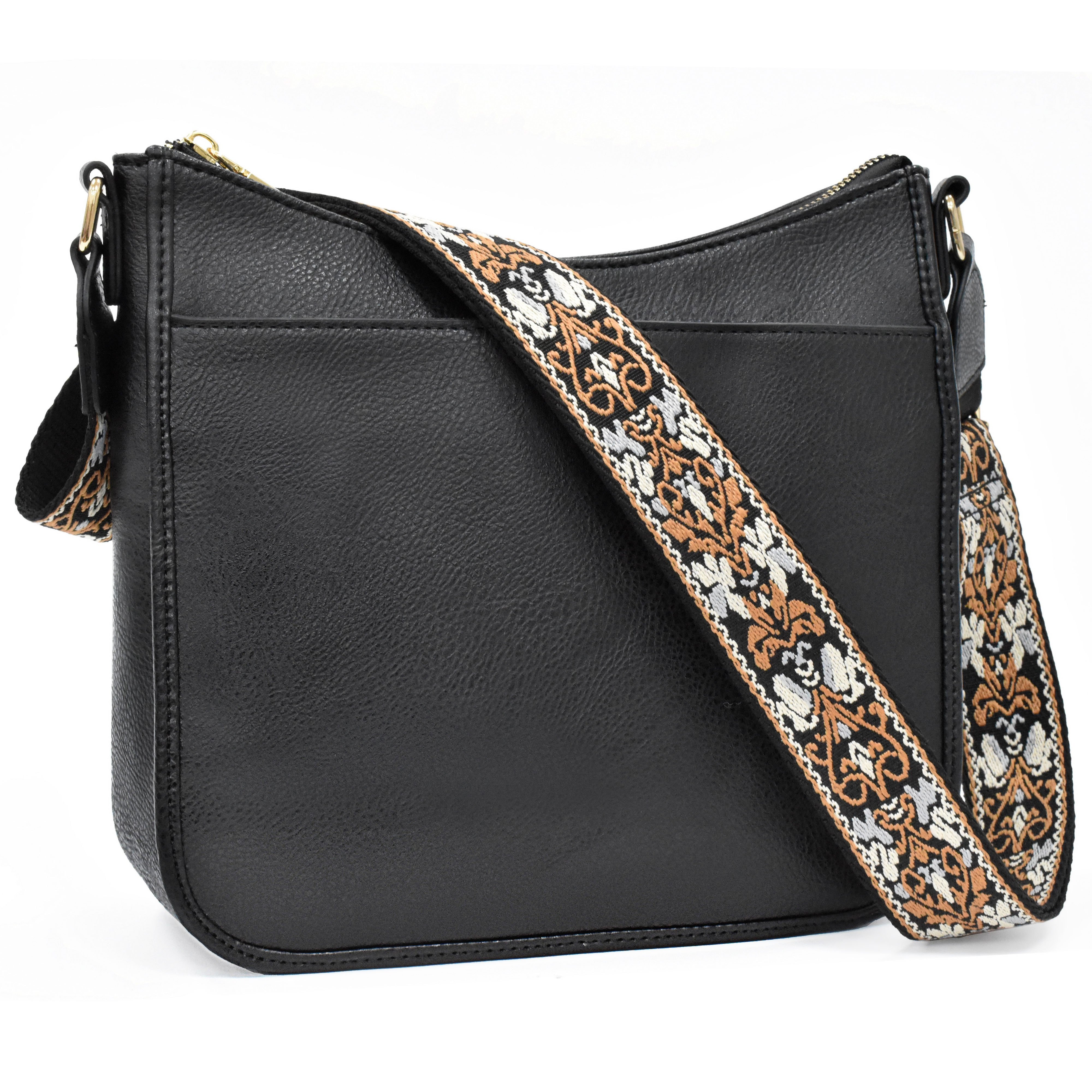 Crossbody Bags For Women Trendy Vegan Hobo Purses Shoulder Handbags Wallet Set With Wide Shoulder Strap