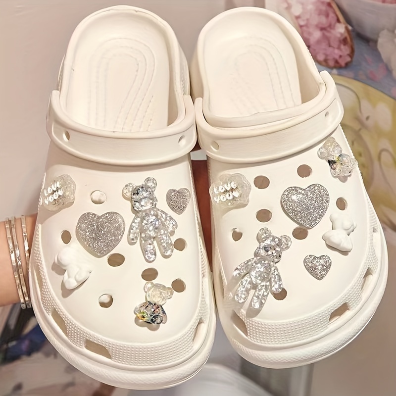 Cute Jelly Gummy Bear Shoe Charms For Diy Shoe - Temu