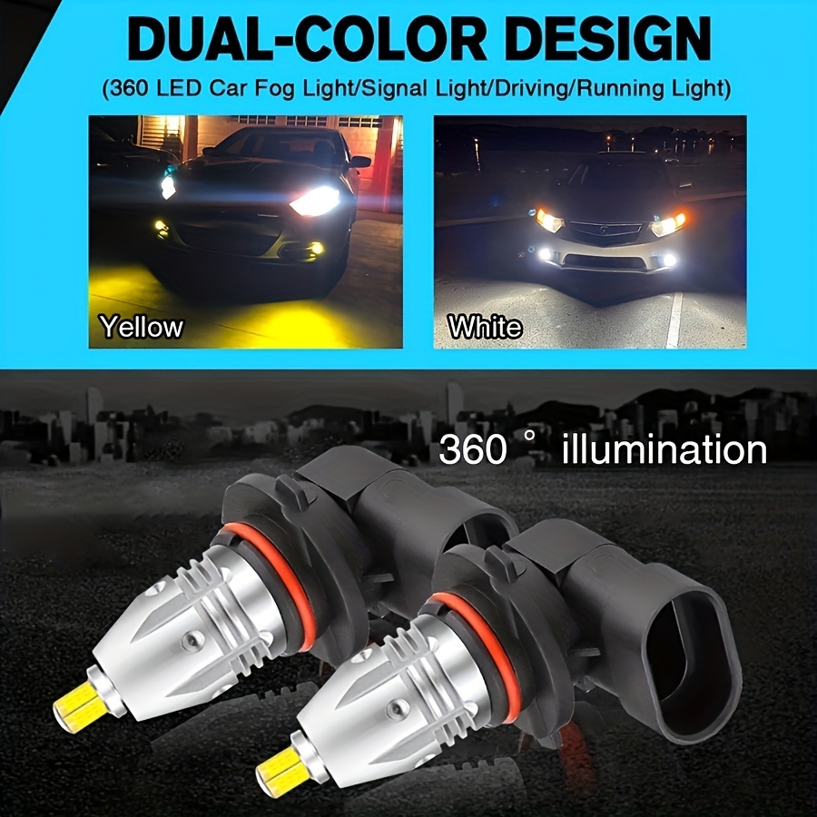 Bombillas LED H1 para faros delanteros automotrices [Plug and Play]  [Iluminación de 360 grados] [6000 K color blanco extremadamente brillante]  [2