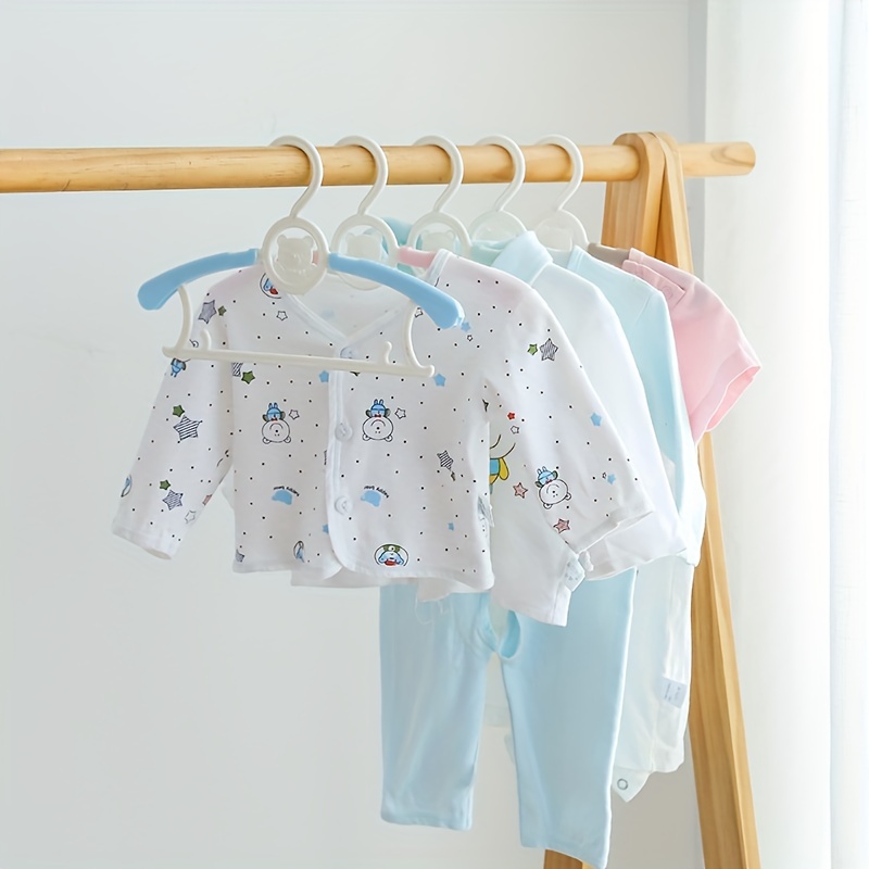 20 piezas Percha de ropa de bebé, perchas antideslizantes para niños  pequeños