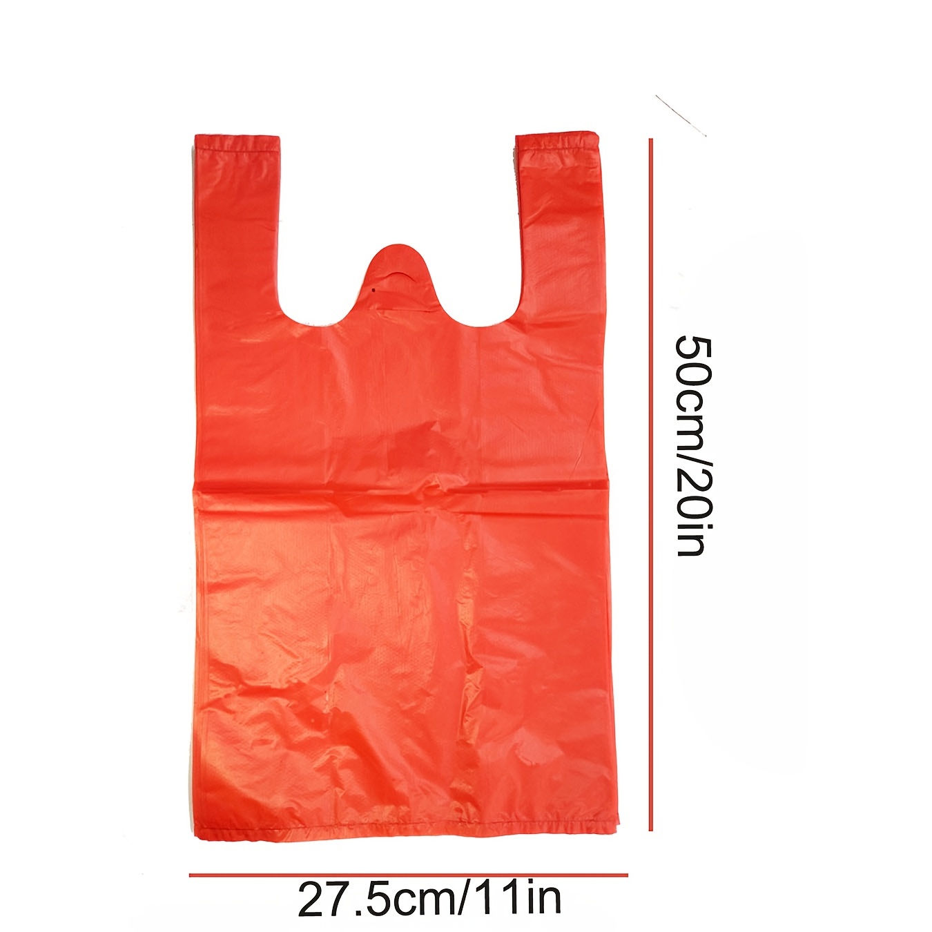 Plastic Bag Red Bag Portable Garbage Bag Convenience Bag - Temu