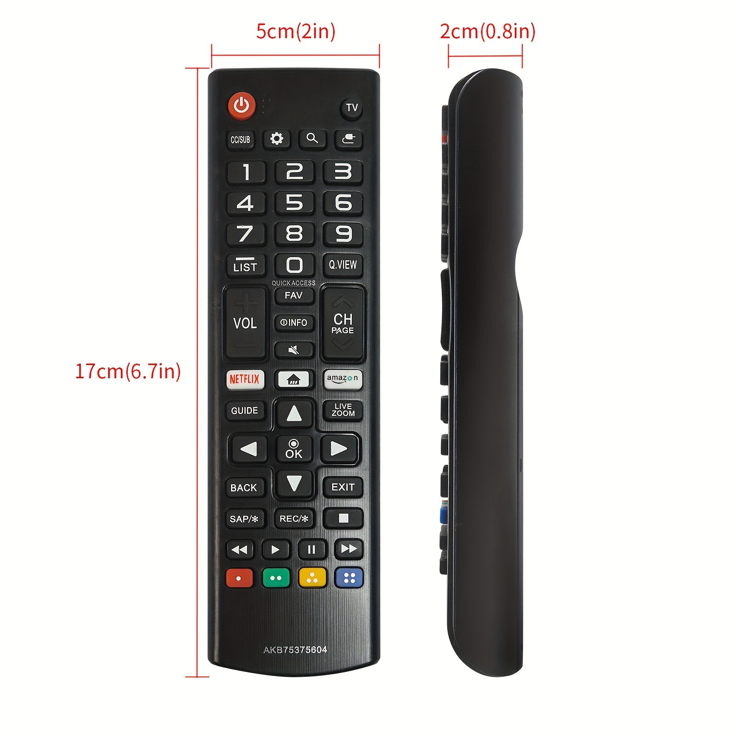 Mando a distancia LG Smart TV LCD, LED, Smart TV (LG AKB75095307)