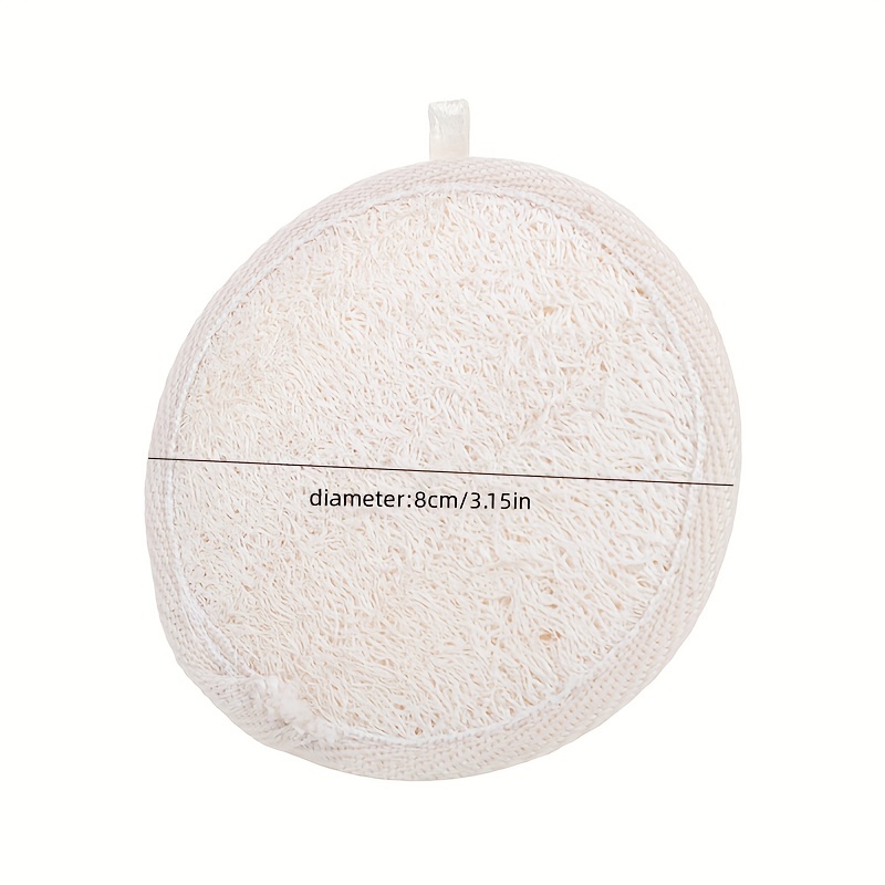 Natural Exfoliating Loofah Pads for Face Scrubbing and Cleansing