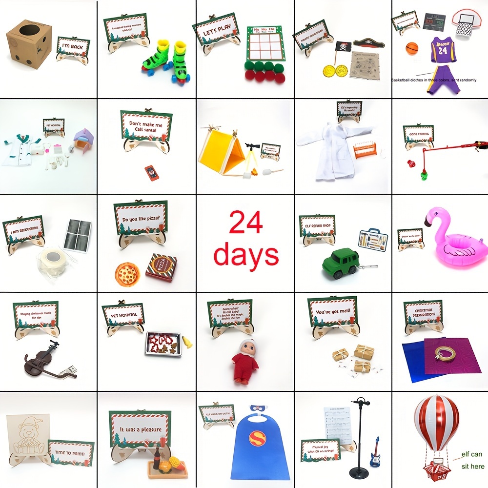 elf 24 days kit adventures christmas christmas gift suitable