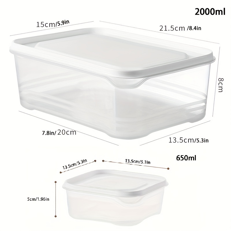 Stainless Steel Refrigerator Food Preservation Box, Fruit Vegetable And  Meat Airtight Storage Box, Kitchen Storage Container, Food Storage Jar,  Kitchen Supplies - Temu