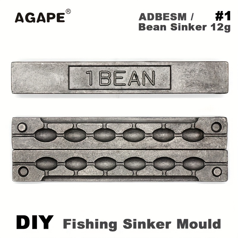 Adygil Diy Fishing Bean Sinker Mould Adbesm/#1 Bean Sinker - Temu Austria