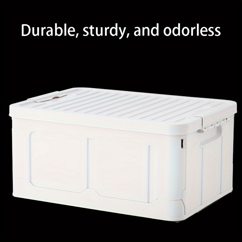 Caja de almacenamiento cesta de almacenamiento infantil 30×40 blanca  Estante plegable para guardar juguetes TUNC Sencillez