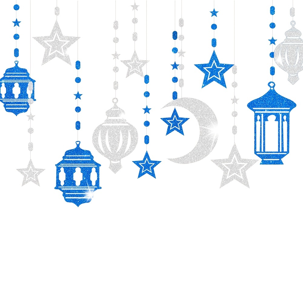 Conjunto de 6 decoraciones de Ramadán Eid Decors Ramadan Kareem