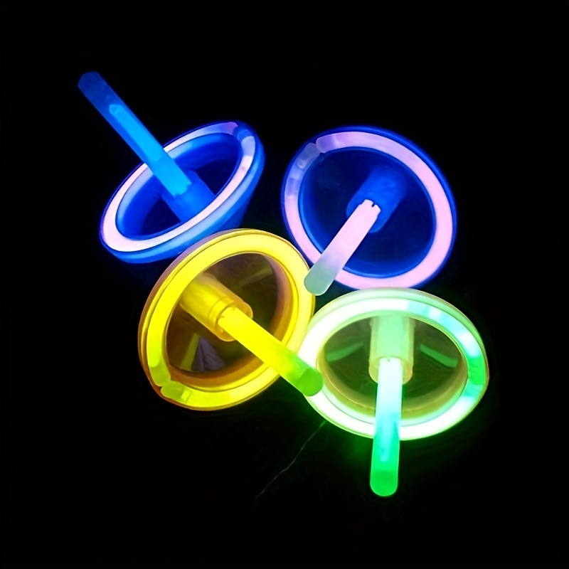 14 Stück Glasfaser-leuchtstäbe, Led-leuchtstäbe Mit 3 Blinkenden