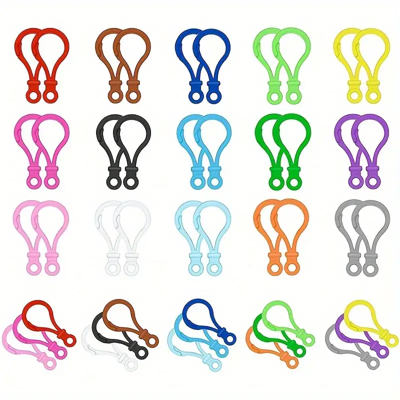Plastic Lobster Clasp Colorful Lanyard Clip Hook Clasp Mixed - Temu