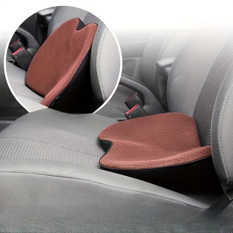 LARROUS Cojín para asiento de automóvil, cómodo cojín de asiento de espuma  viscoelástica para conductor de asiento de automóvil, almohadilla de alivio