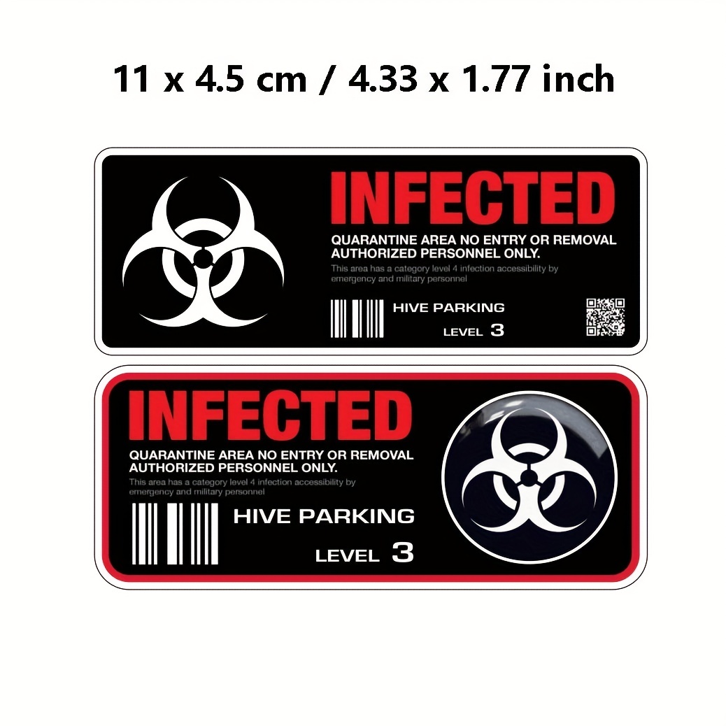 Nuclear Radiation Biohazard Biochemistry Viny Car Sticker - Temu