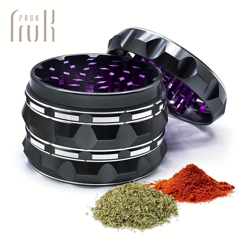 5 layer Aluminum Alloy Manual Spice Grinder Large Capacity - Temu