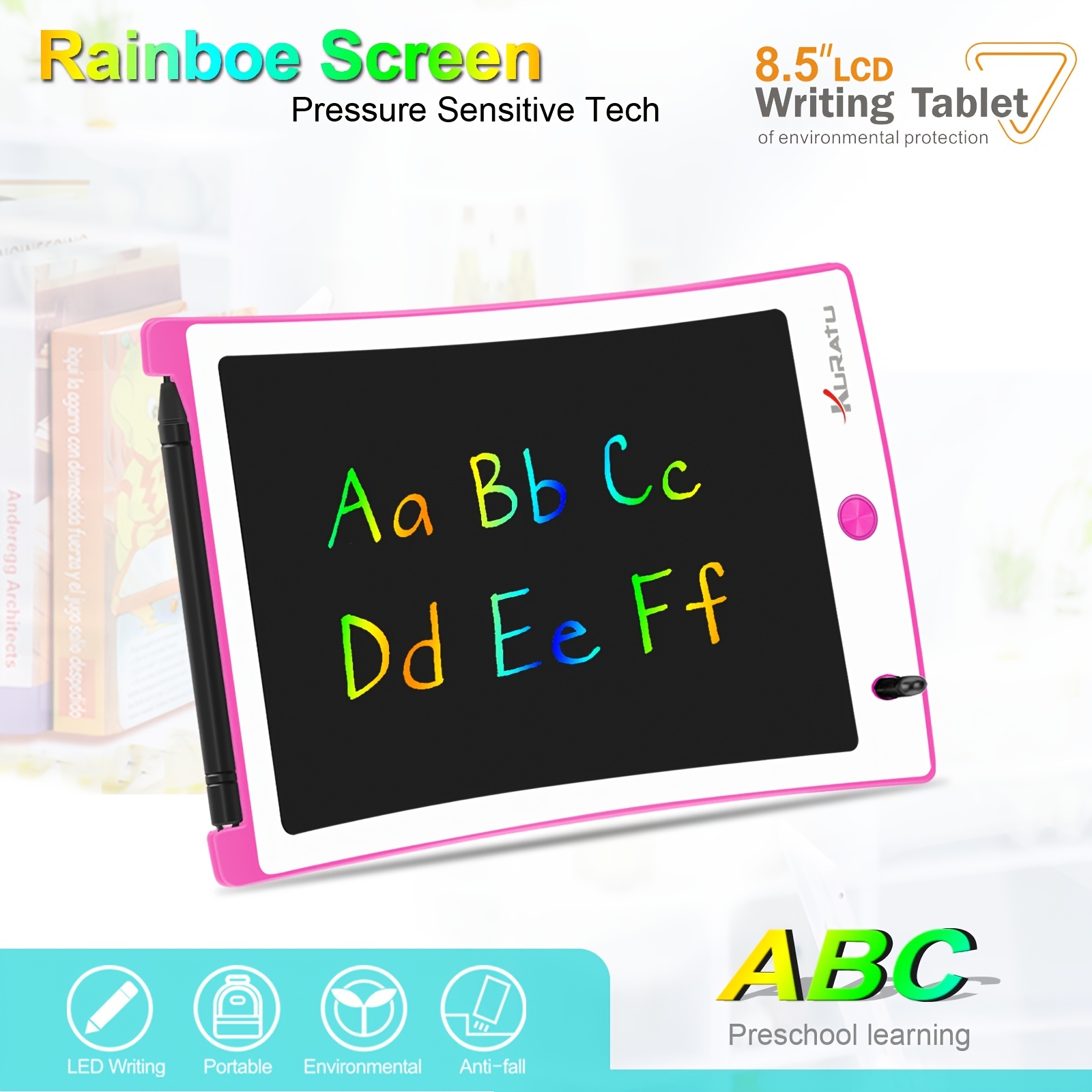 LCD Writing Tablet for Kids, 8.5 Inch Doodle Board Drawing Pad for Kids  Drawing Tablet Toys for 3-6 Years Old Girls Boys, Educational Drawing Board  Gifts, Black 