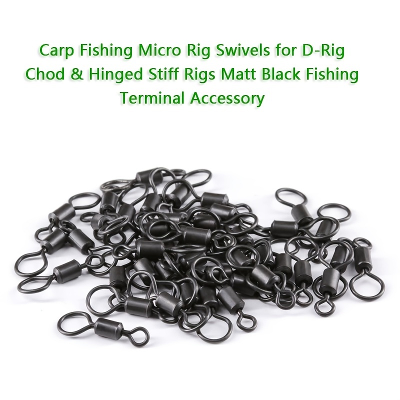 50pcs Quick Change Swivels 8 Shaped Fishing Swivels With Big - Temu