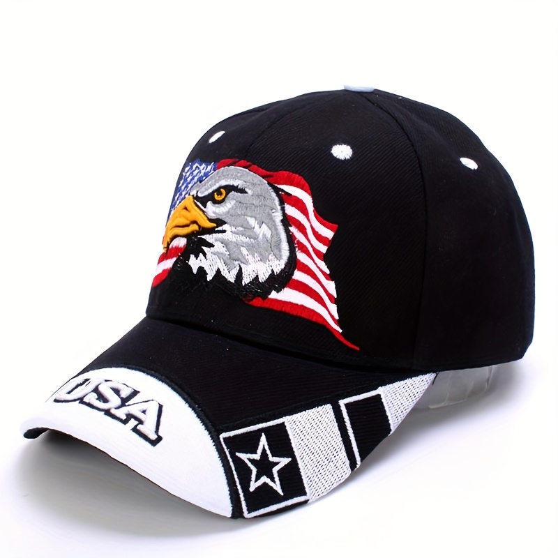

Flag Usa Eagle Baseball Embroidery Casual Breathable Sports Hat Outdoor Sunscreen Dad Hats For Women Men
