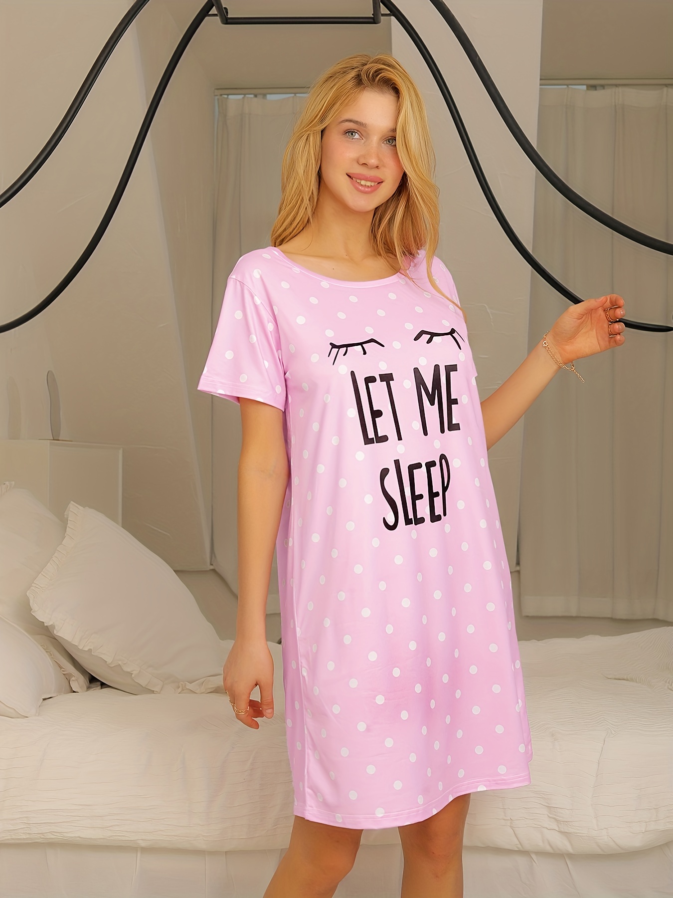 Woman Sleep Shirts - Free Returns Within 90 Days - Temu United Kingdom