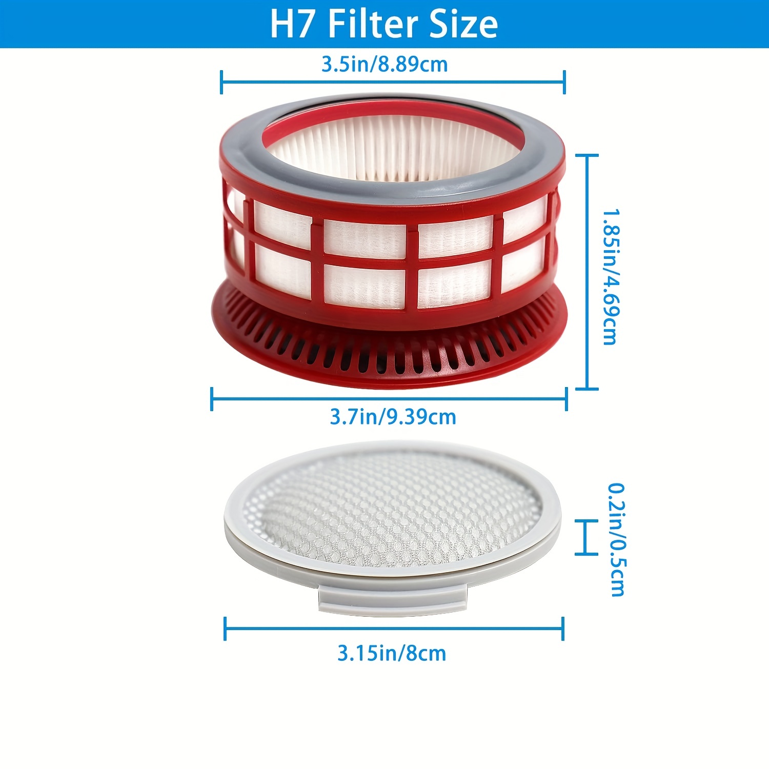 Vacuum Cleaner HEPA Filter for Roborock H7 Handheld Vacuum Cleaner