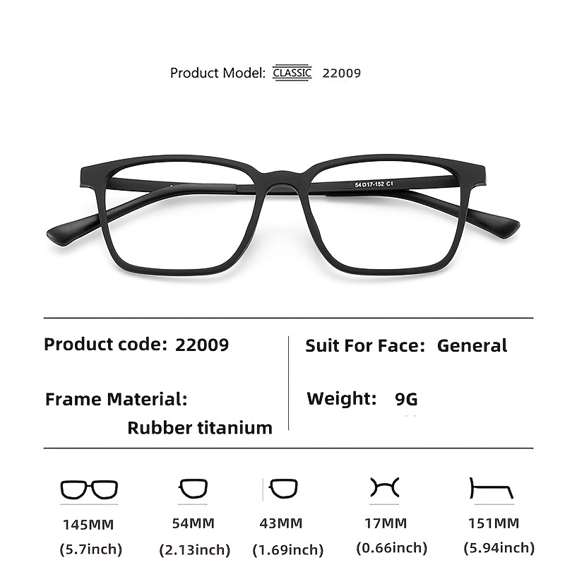 Ultra Light Comfortable Anti Light Glasses Frame